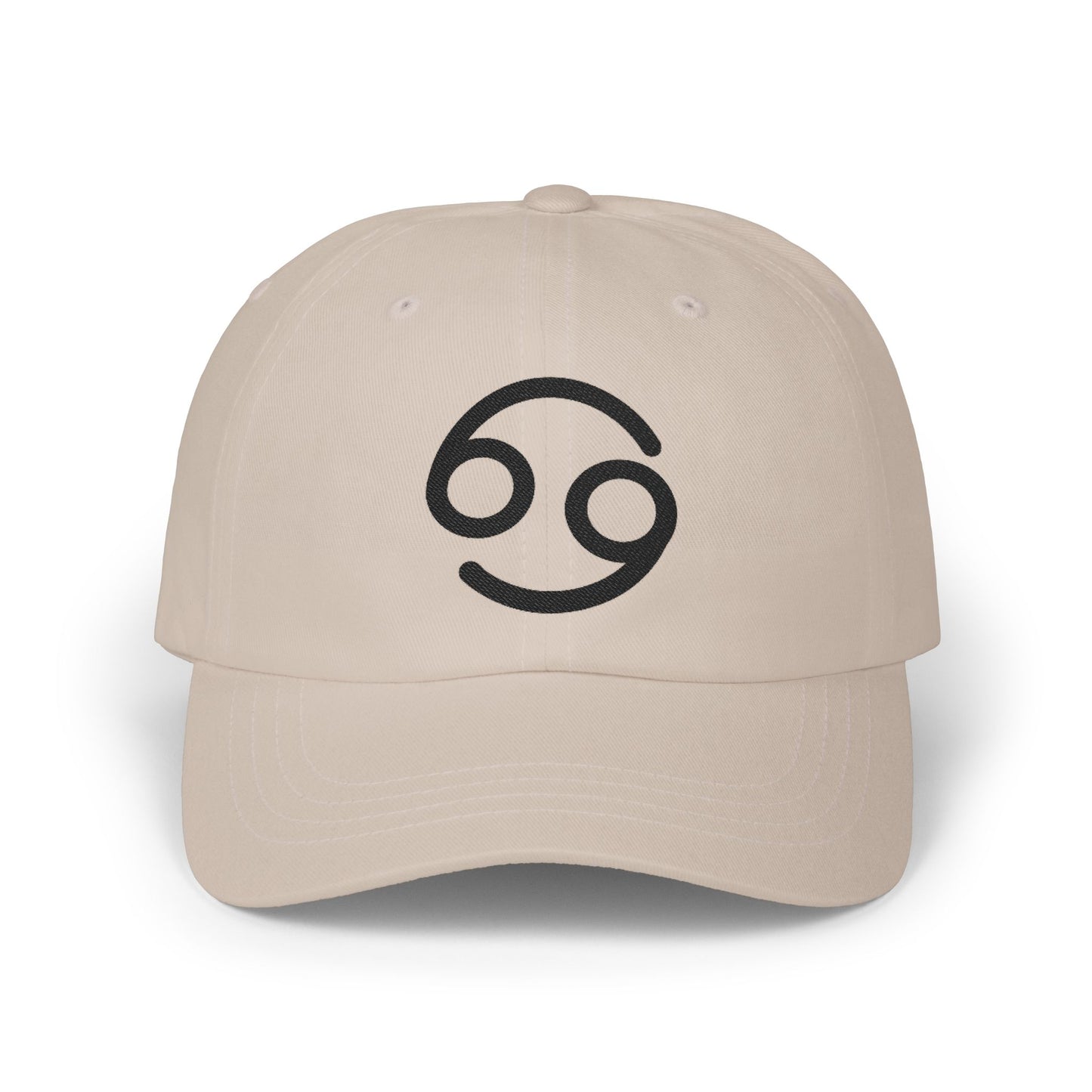 Cancer Zodiac Hat — Black Glyph