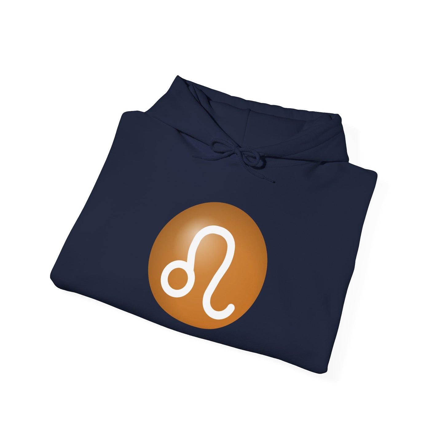 Unisex Leo Zodiac Hoodie — Astrology Glyph Sweatshirt