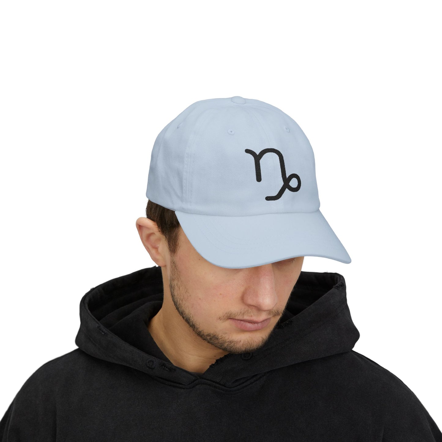 Capricorn Zodiac Hat — Black Glyph