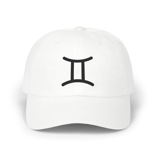 Gemini Zodiac Hat — Black Glyph