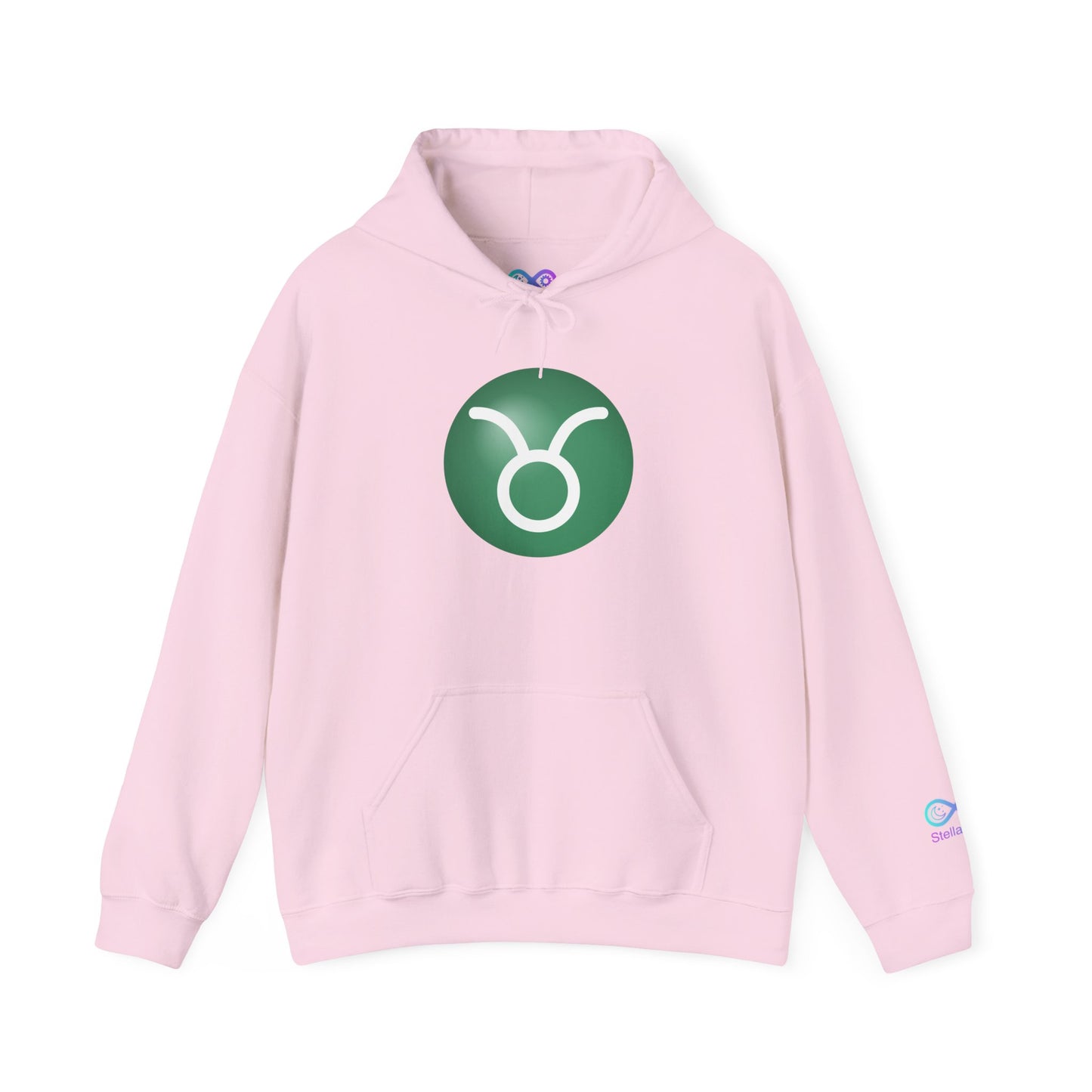 Unisex Taurus Zodiac Hoodie —  Astrology Glyph Sweatshirt