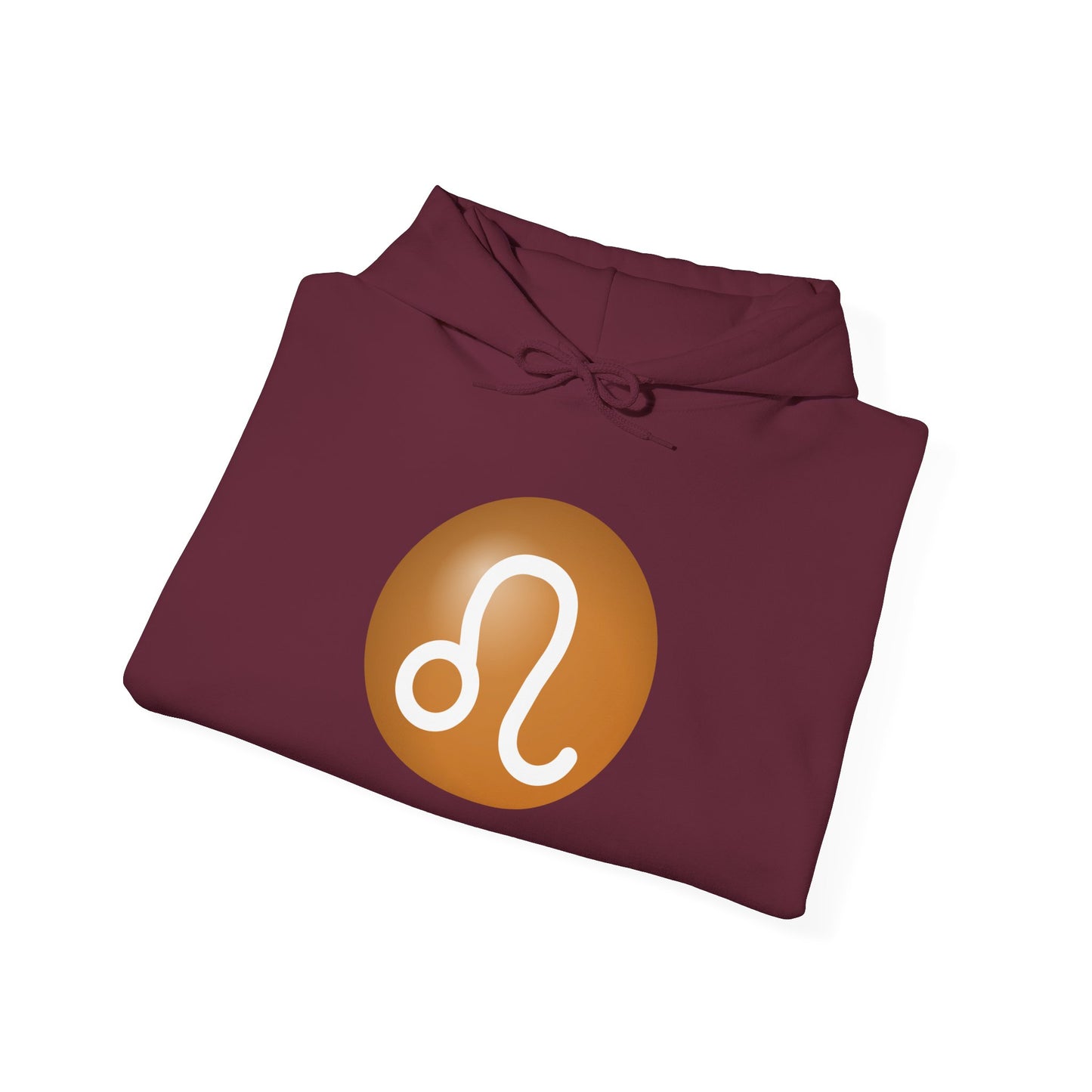 Unisex Leo Zodiac Hoodie — Astrology Glyph Sweatshirt