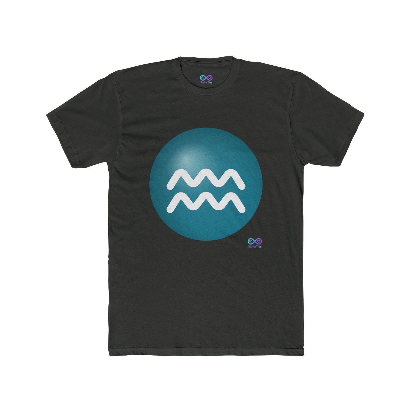 Men's Aquarius Zodiac Symbol Tee
