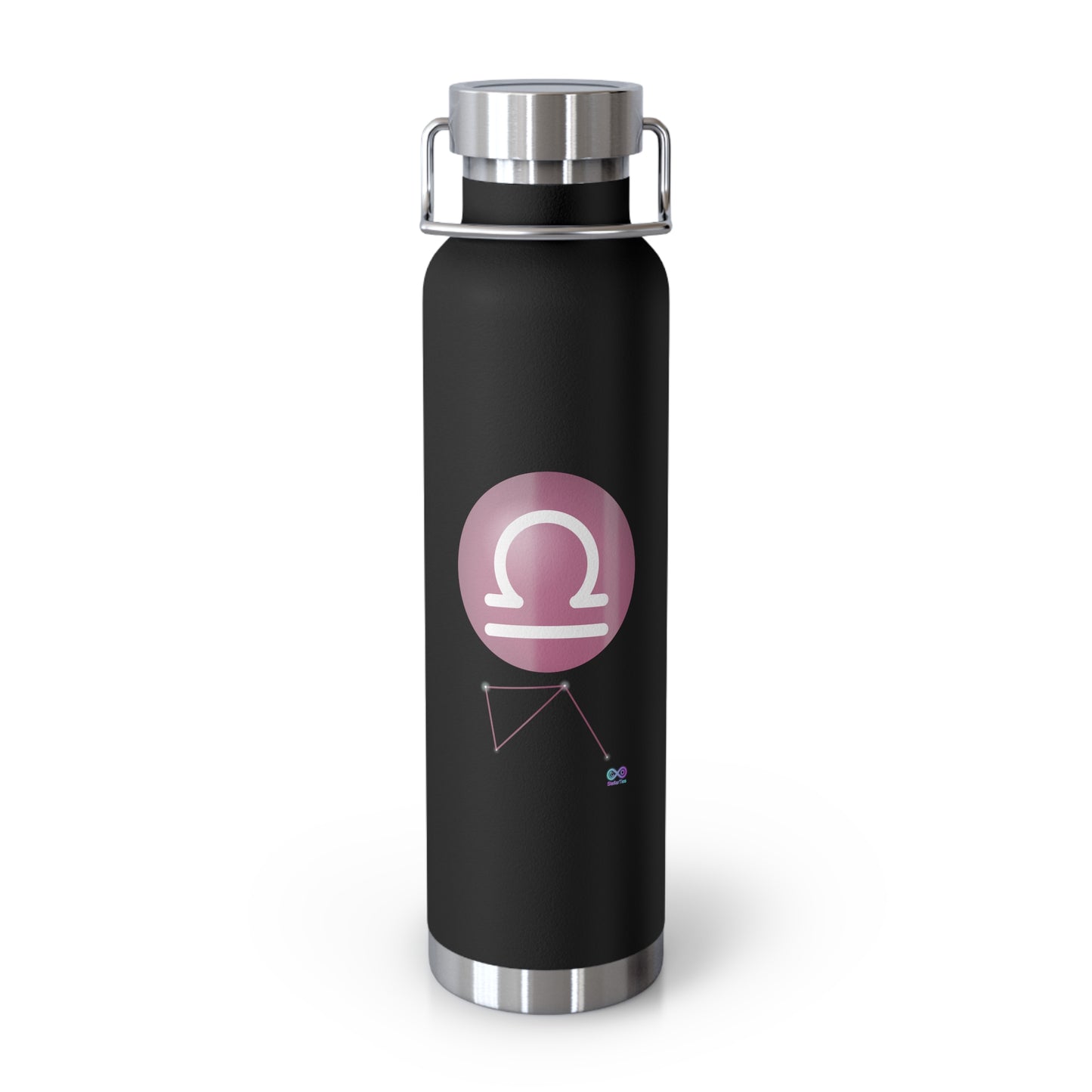 Libra Zodiac Stainless Steel Water Bottle — 22oz Insulated Copper Vacuum Flask