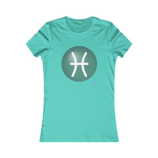 Women's Pisces Zodiac Glyph Tee
