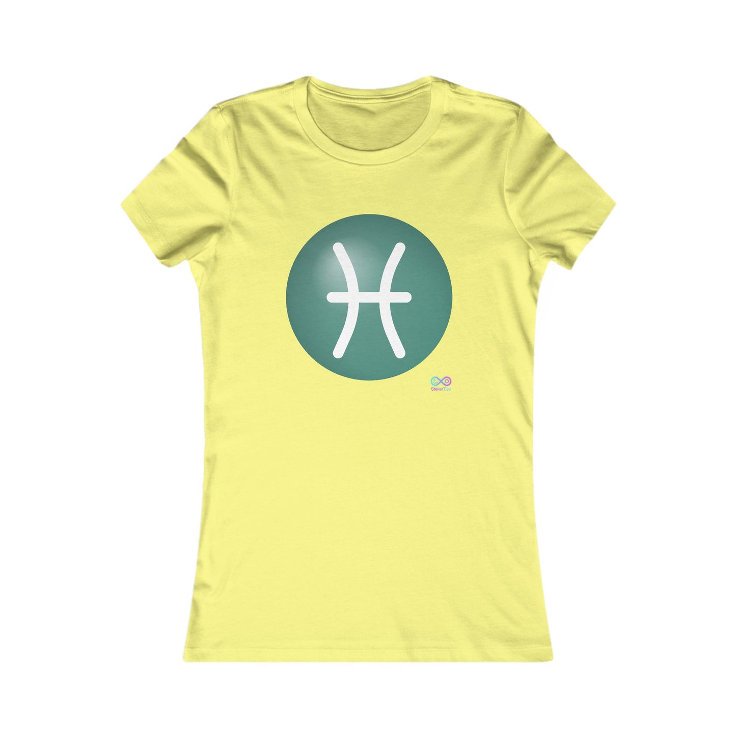 Women's Pisces Zodiac Glyph Tee