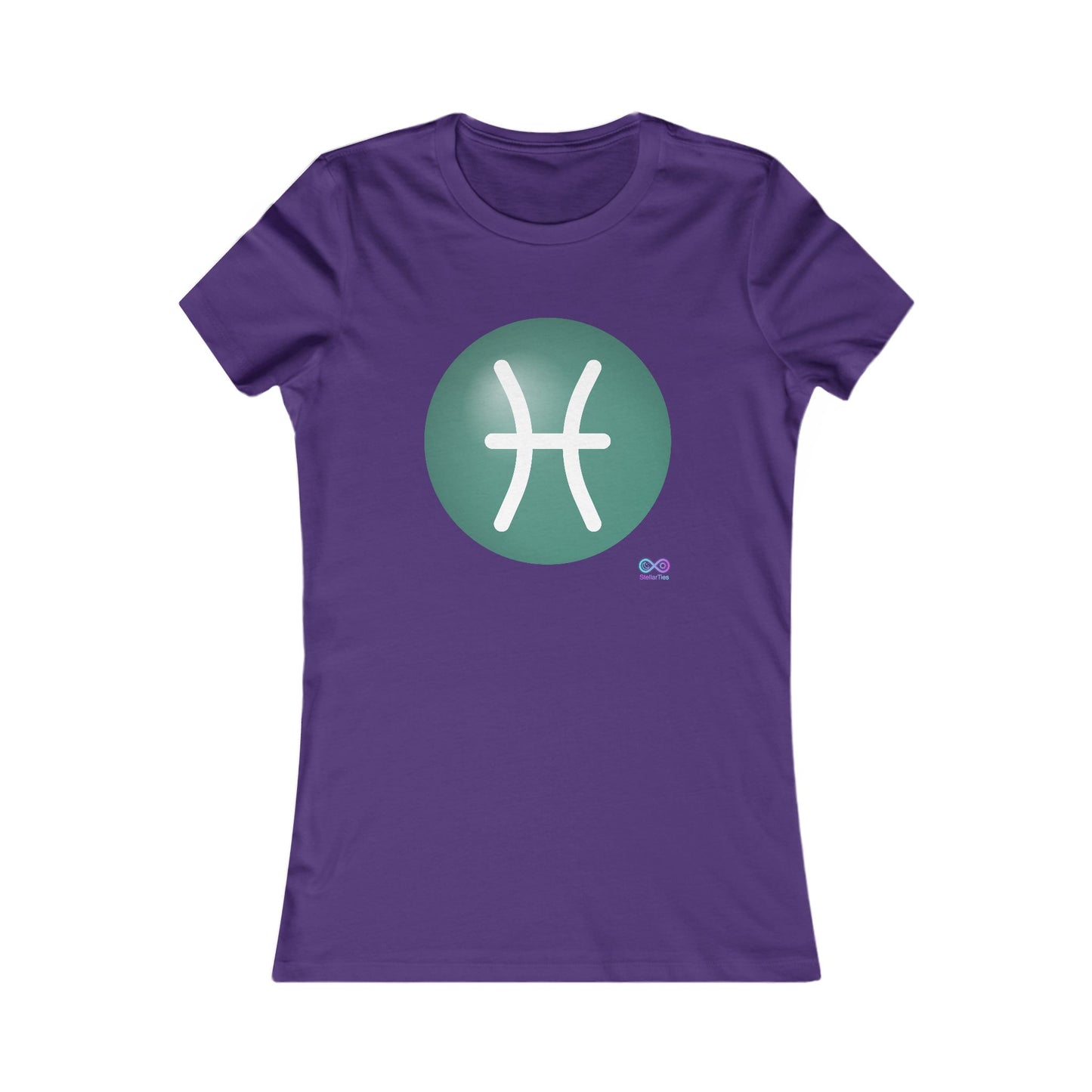 Women's Pisces Zodiac Glyph Tee