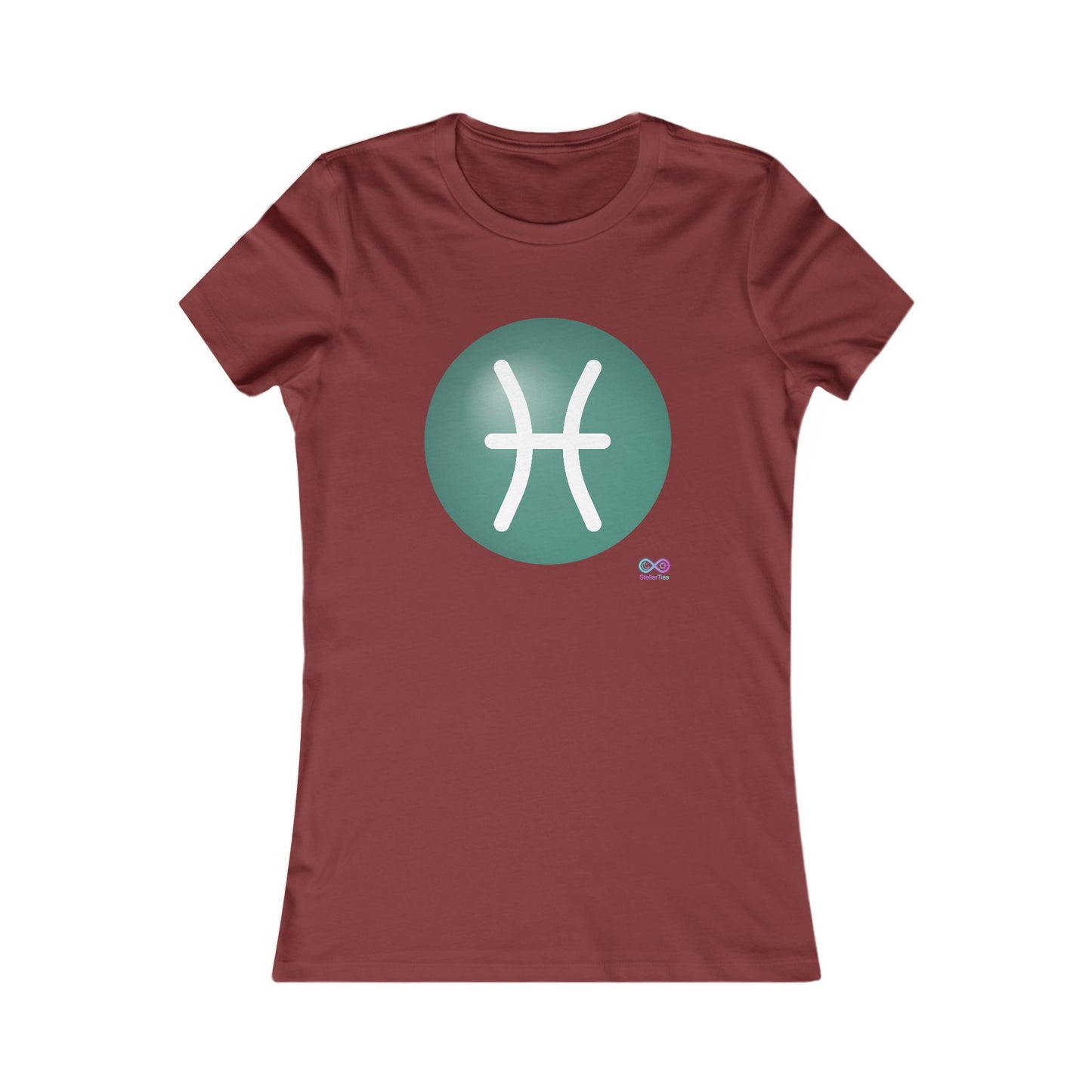 Women's Pisces Zodiac Glyph Tee
