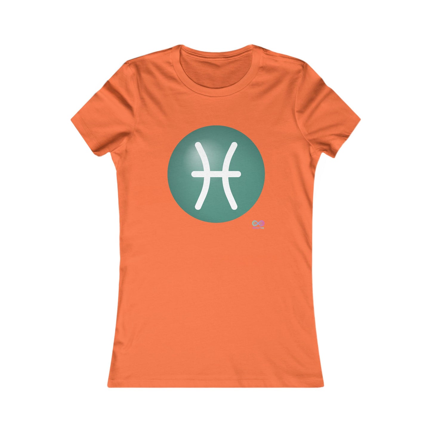 Women's Pisces Zodiac Glyph Tee