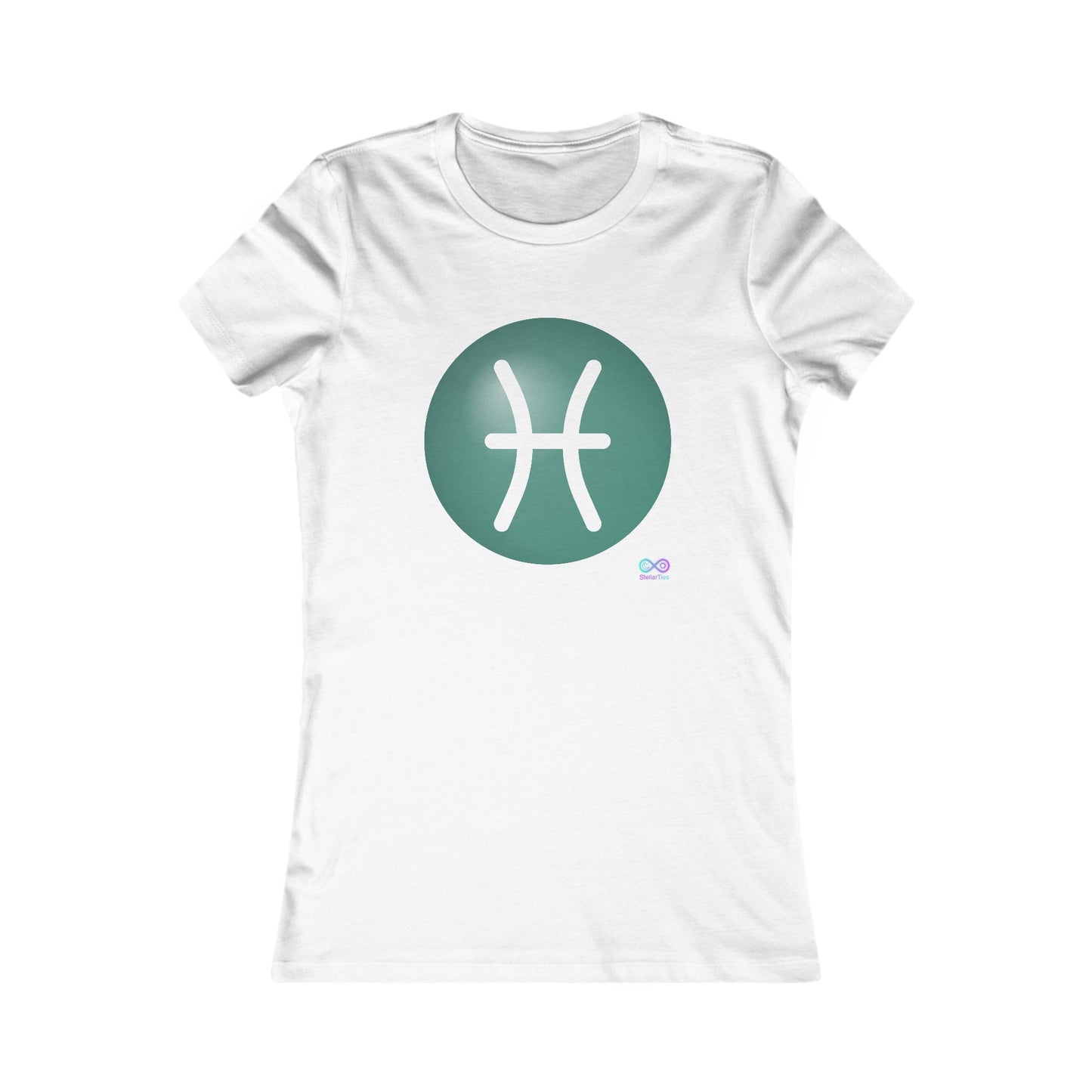 Women's Pisces Zodiac Glyph Tee