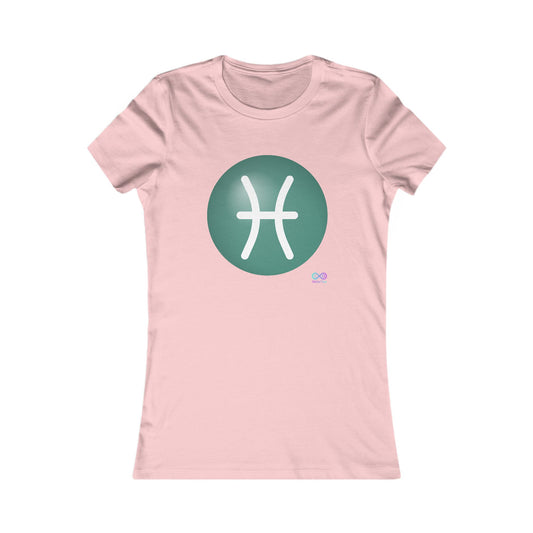 Women's Pisces Zodiac Glyph Tee