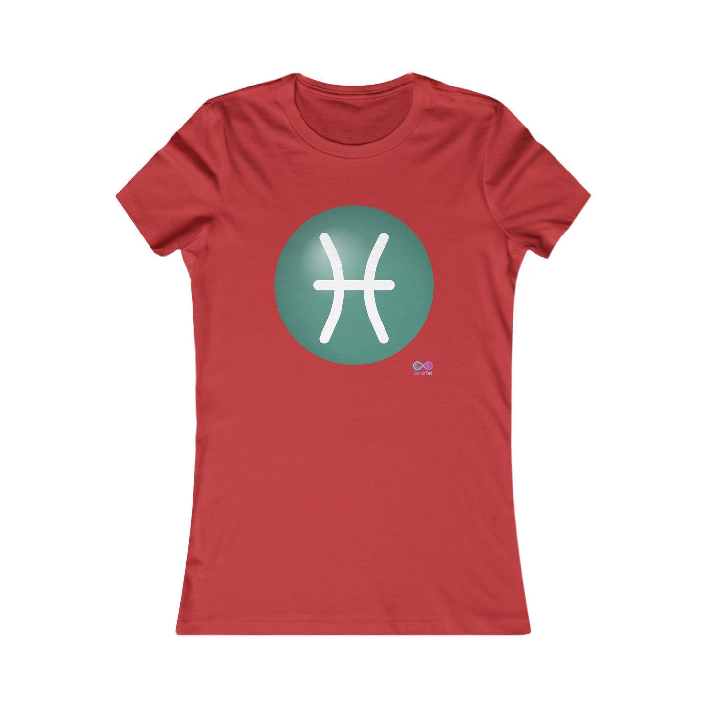 Women's Pisces Zodiac Glyph Tee