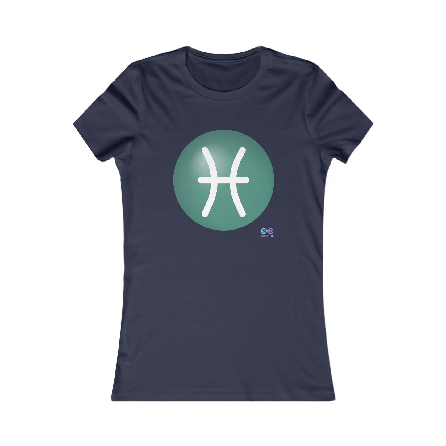 Women's Pisces Zodiac Glyph Tee