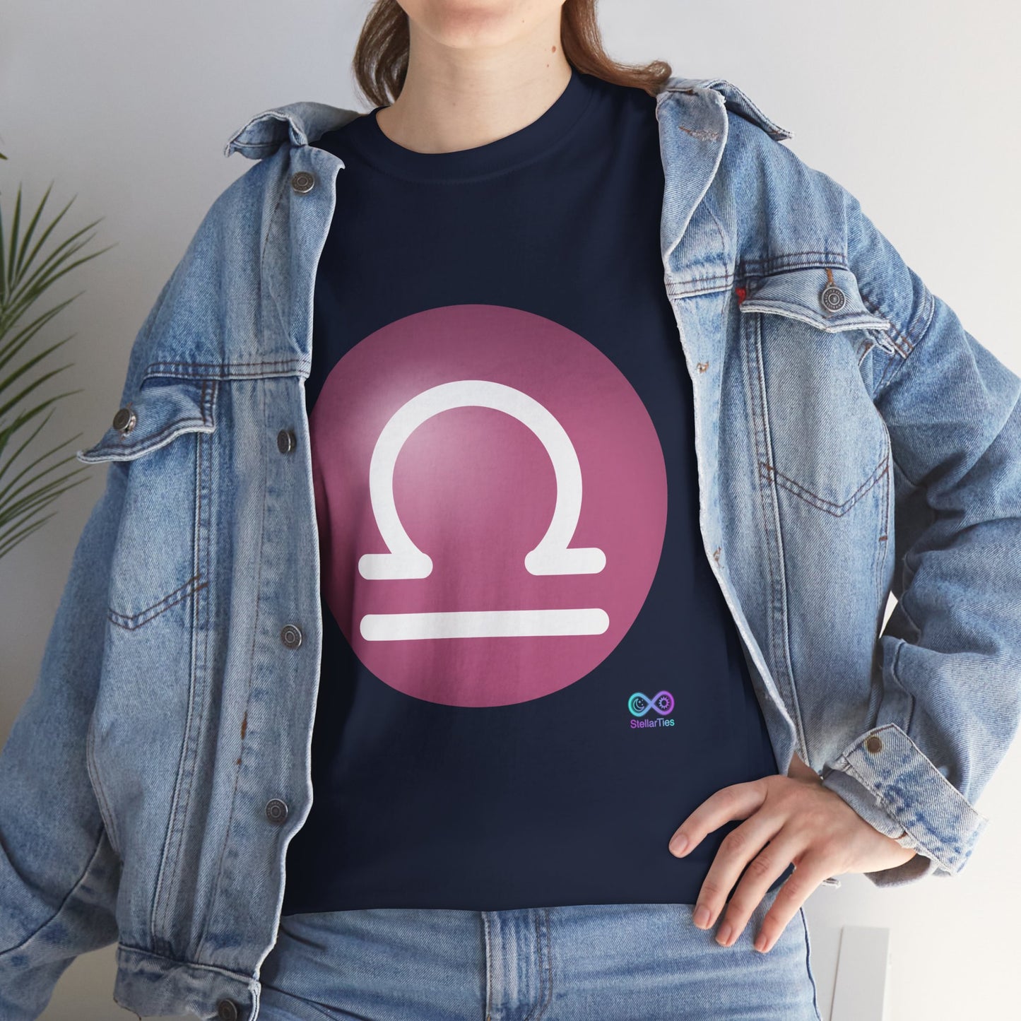 Women's Libra Zodiac Symbol Tee
