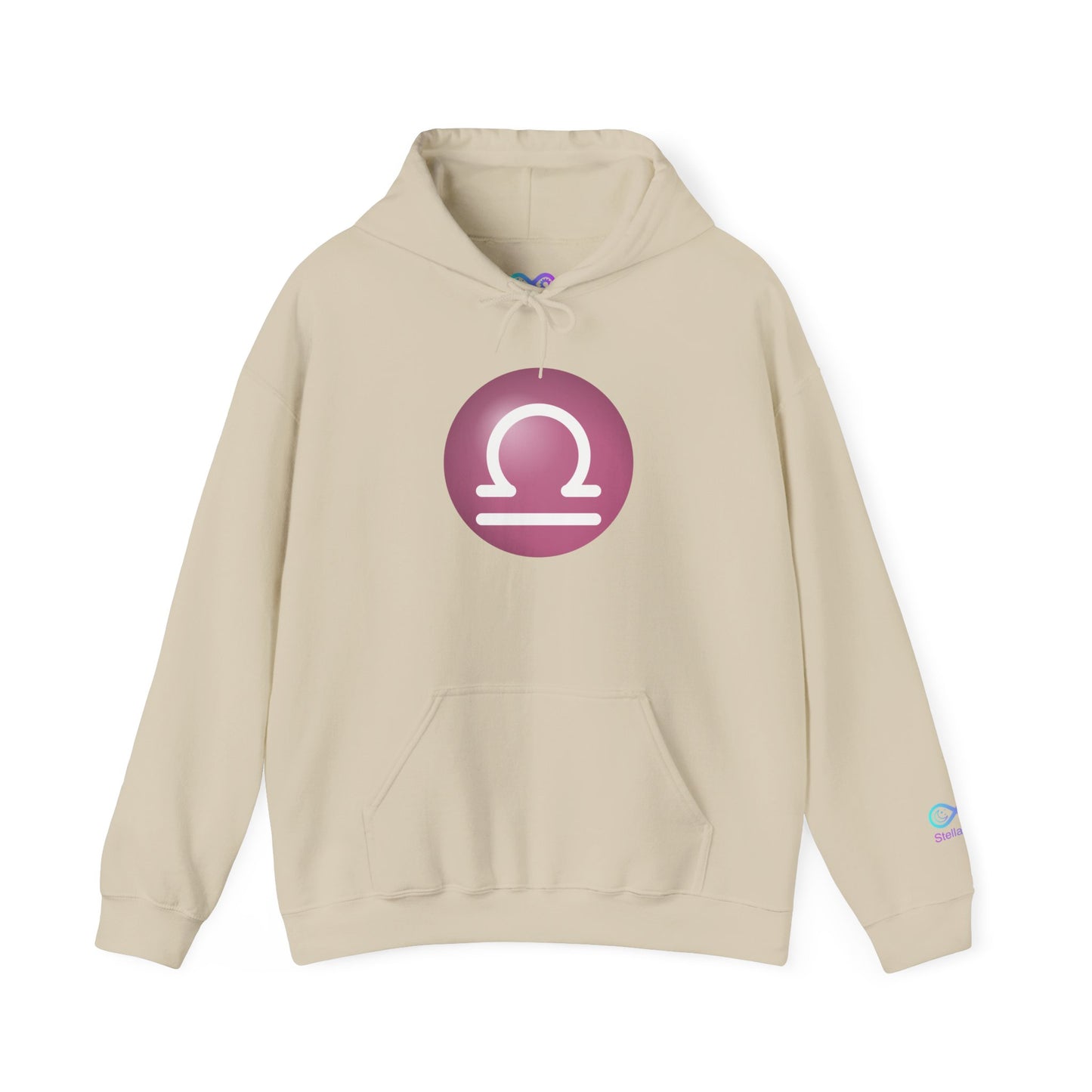 Unisex Libra Zodiac Hoodie — Astrology Glyph Sweatshirt