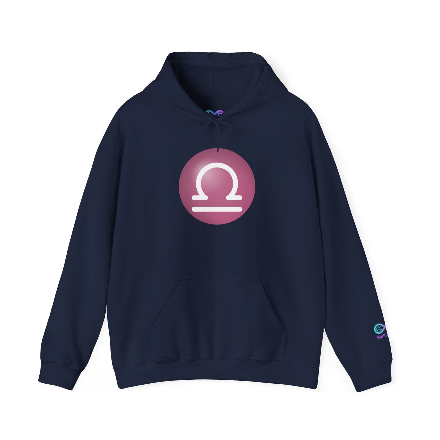Unisex Libra Zodiac Hoodie — Astrology Glyph Sweatshirt
