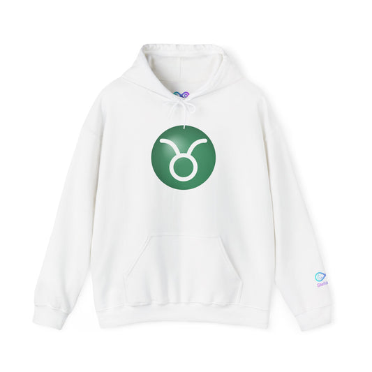 Unisex Taurus Zodiac Hoodie —  Astrology Glyph Sweatshirt