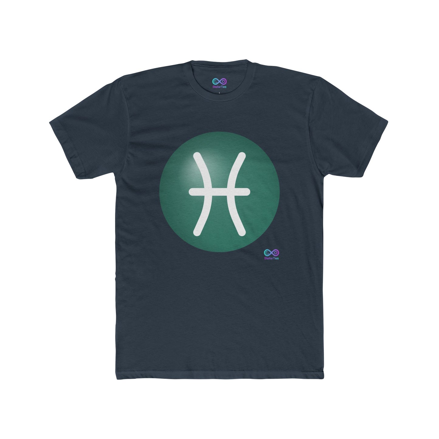 Men's Pisces Zodiac Symbol Tee