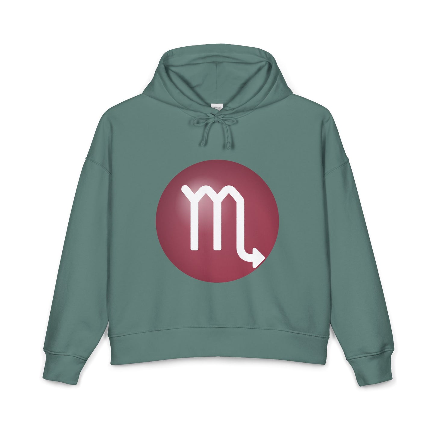 Women's Scorpio Glyph Organic Hoodie — Zodiac Astrology Sweatshirt