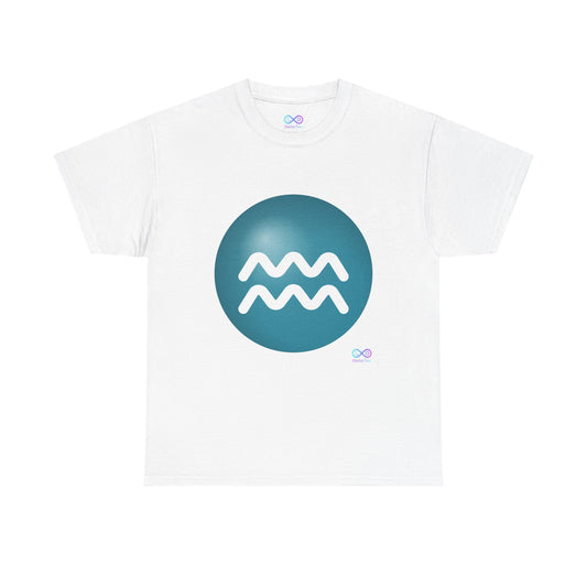 Women's Aquarius Zodiac Symbol Tee