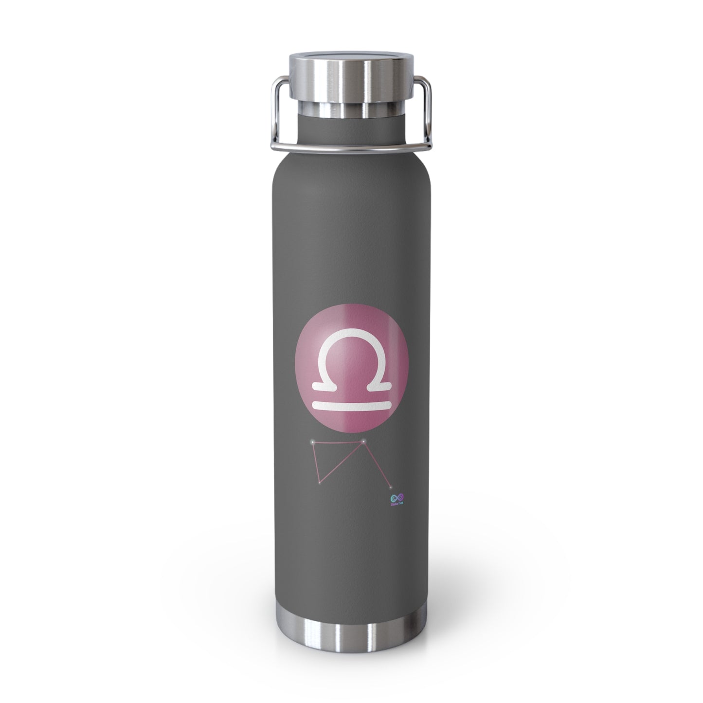 Libra Zodiac Stainless Steel Water Bottle — 22oz Insulated Copper Vacuum Flask