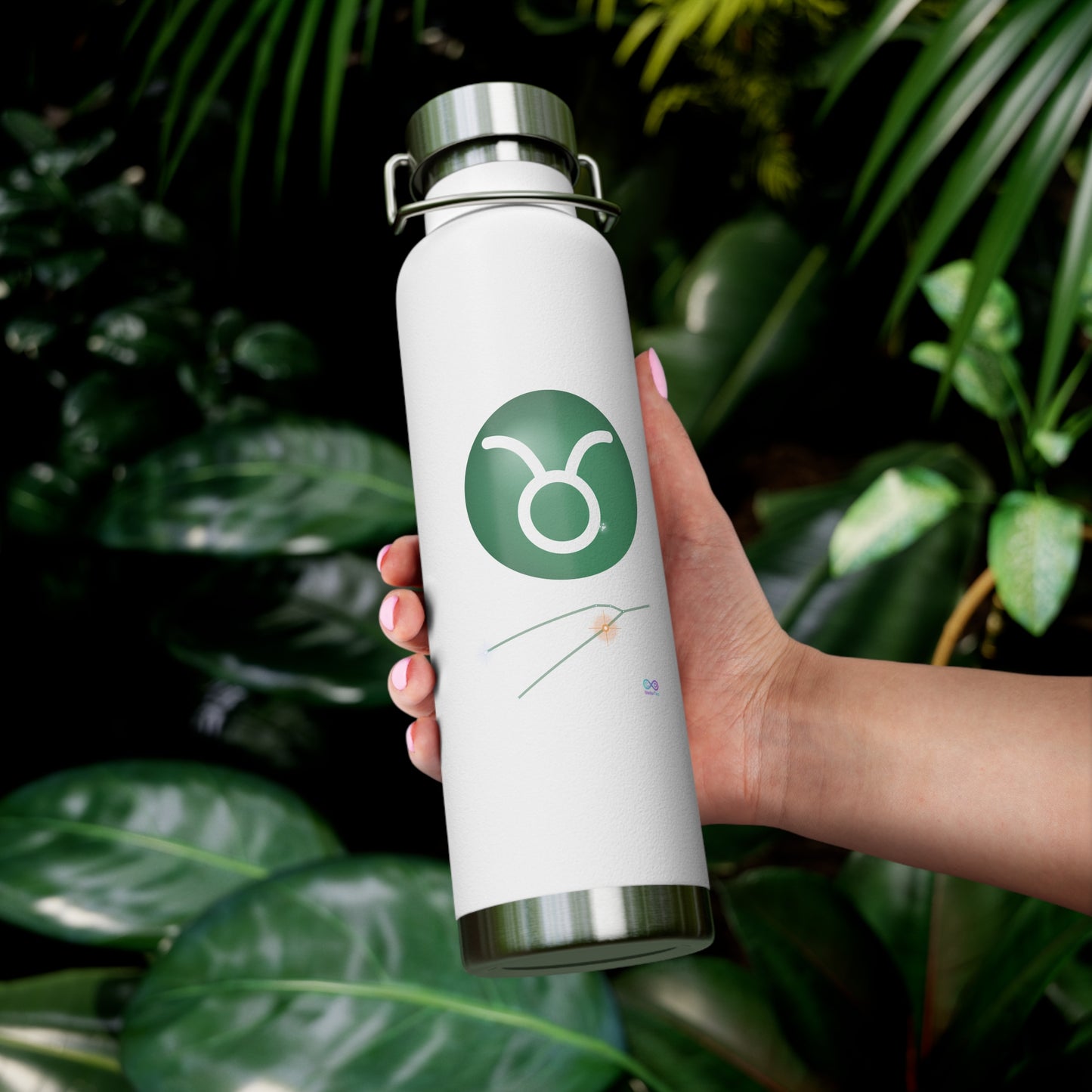 Taurus Zodiac 22oz Vacuum Bottle — Insulated Copper Stainless Water Flask